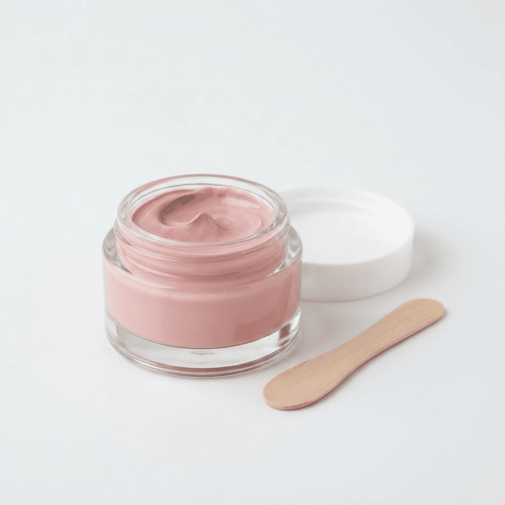 Máscara Facial de Argila Rosa